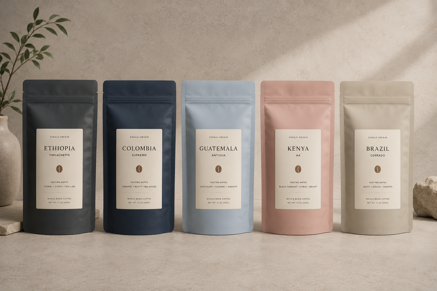 Single-Origin Coffee Lineup