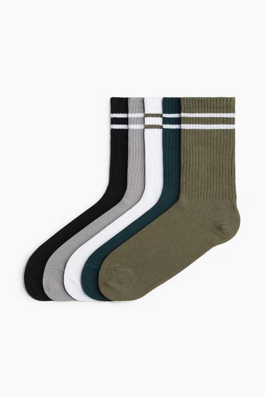H&M 5-Pack Cotton Socks